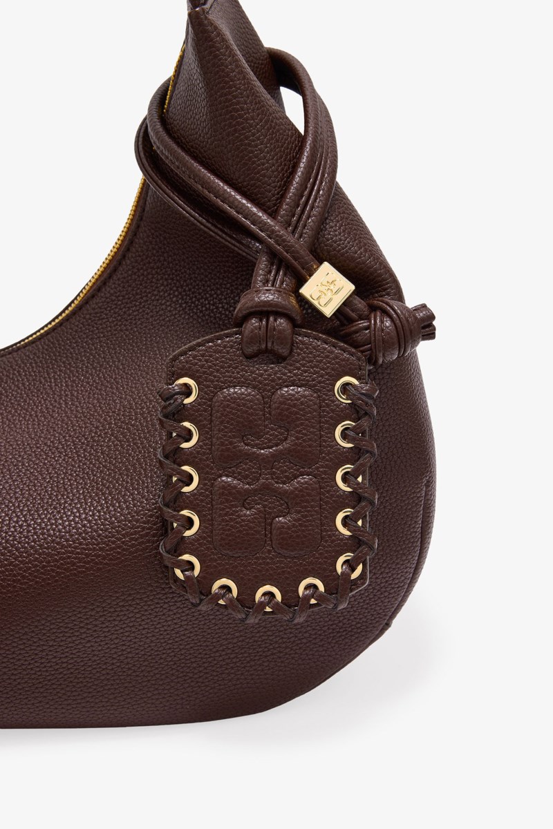 Väska hobo medium grained chicory coffee 3
