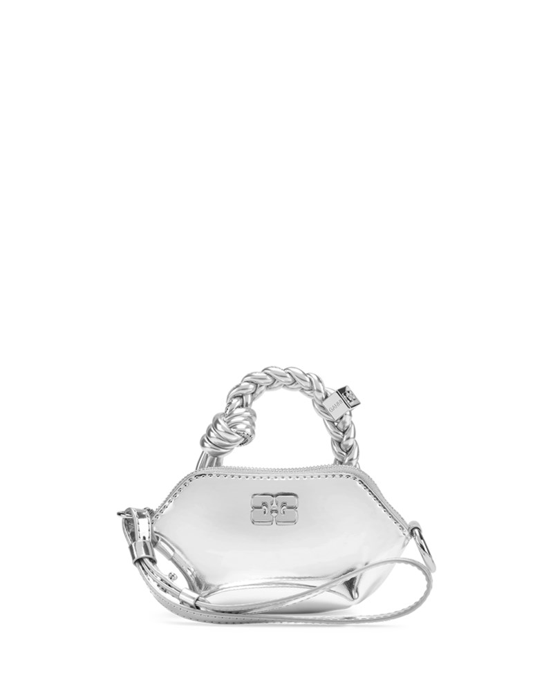Väska bou bag nano specchio silver 1