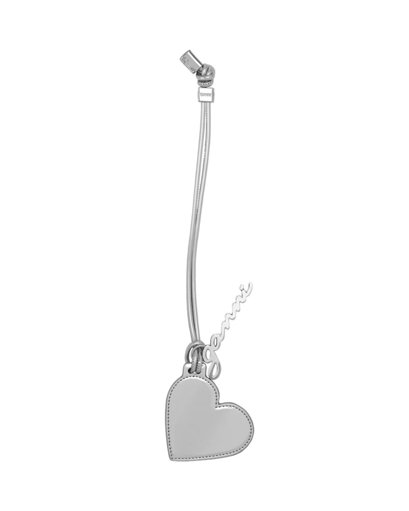 Nyckelring bou heart mirror specchio silver 1