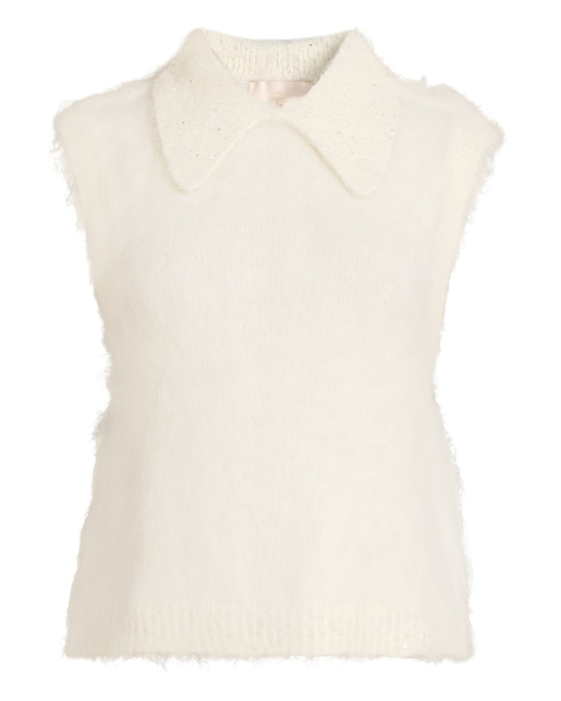 Topp hairy knit offwhite 1