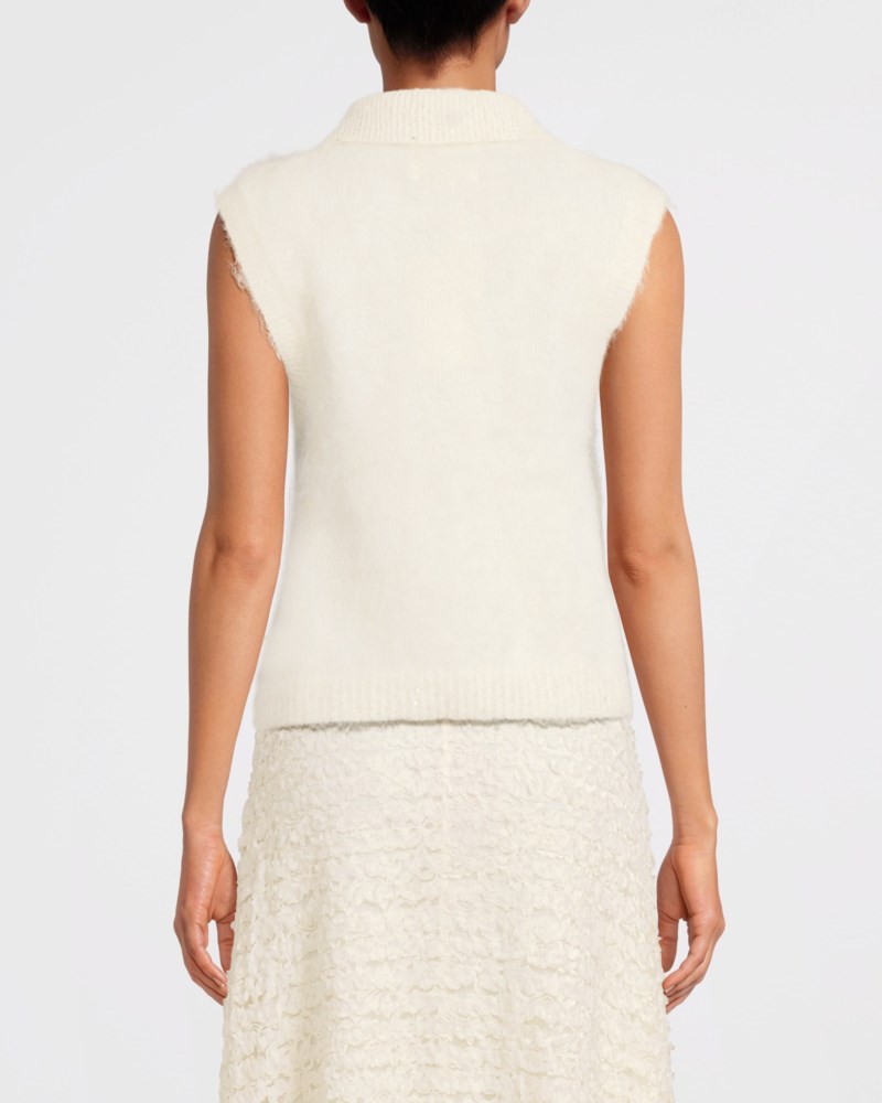 Topp hairy knit offwhite 4