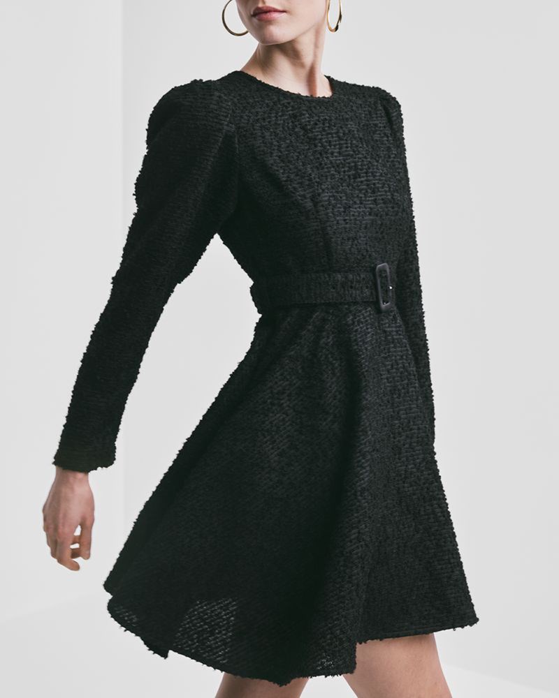 Klänning belt dress black 4