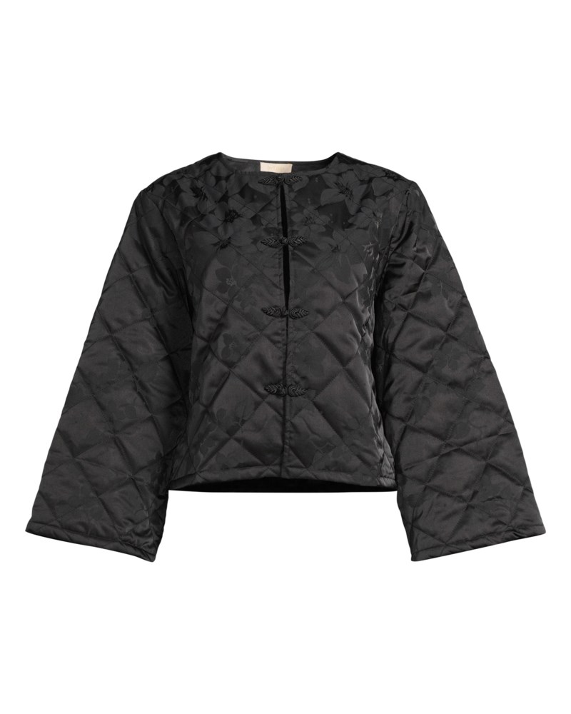 Jacka jacquard svart 1