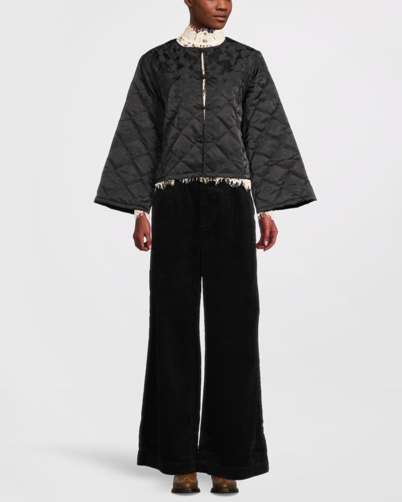 Jacka jacquard svart 2