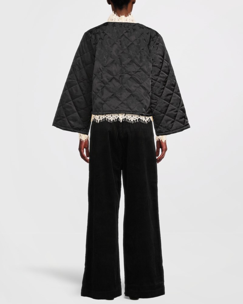 Jacka jacquard svart 4