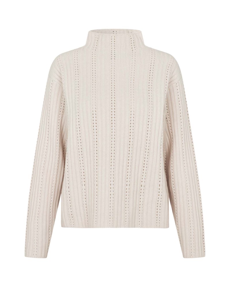 Tröja satilly turtleneck 15826 pumice stone 1