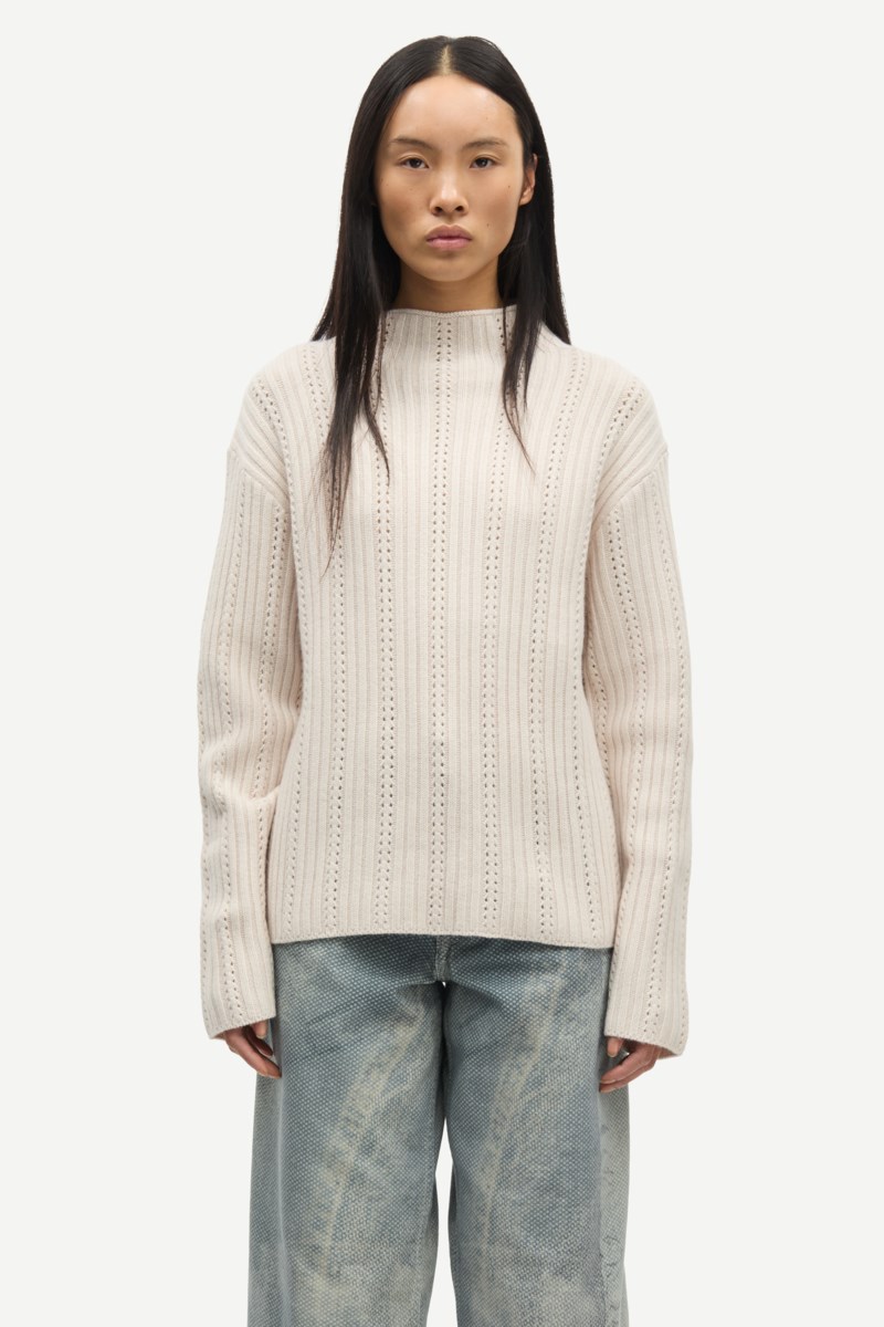 Tröja satilly turtleneck 15826 pumice stone 2
