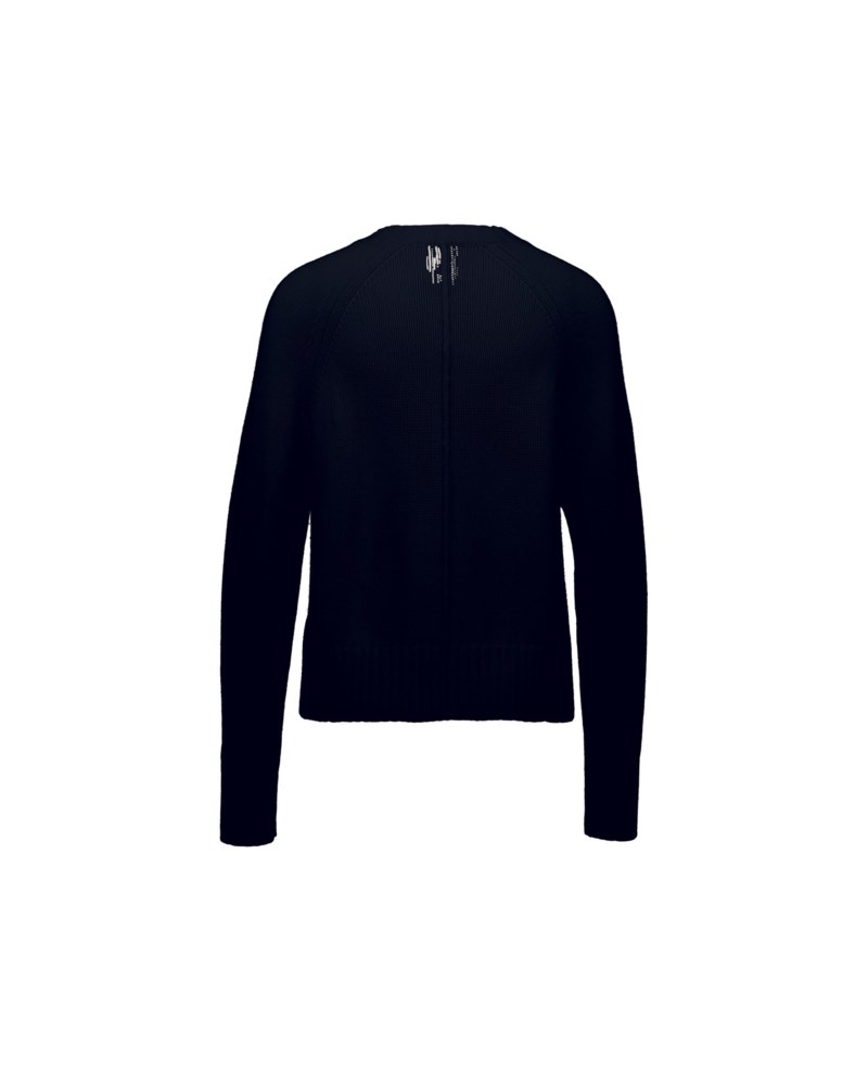 Allude Tröja rd-sweater 1/1 wool blend dam – bild 2
