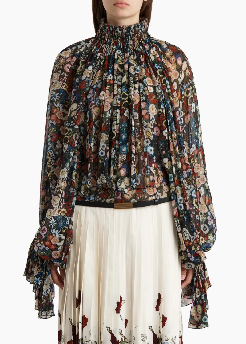 Blus durer black multi 2