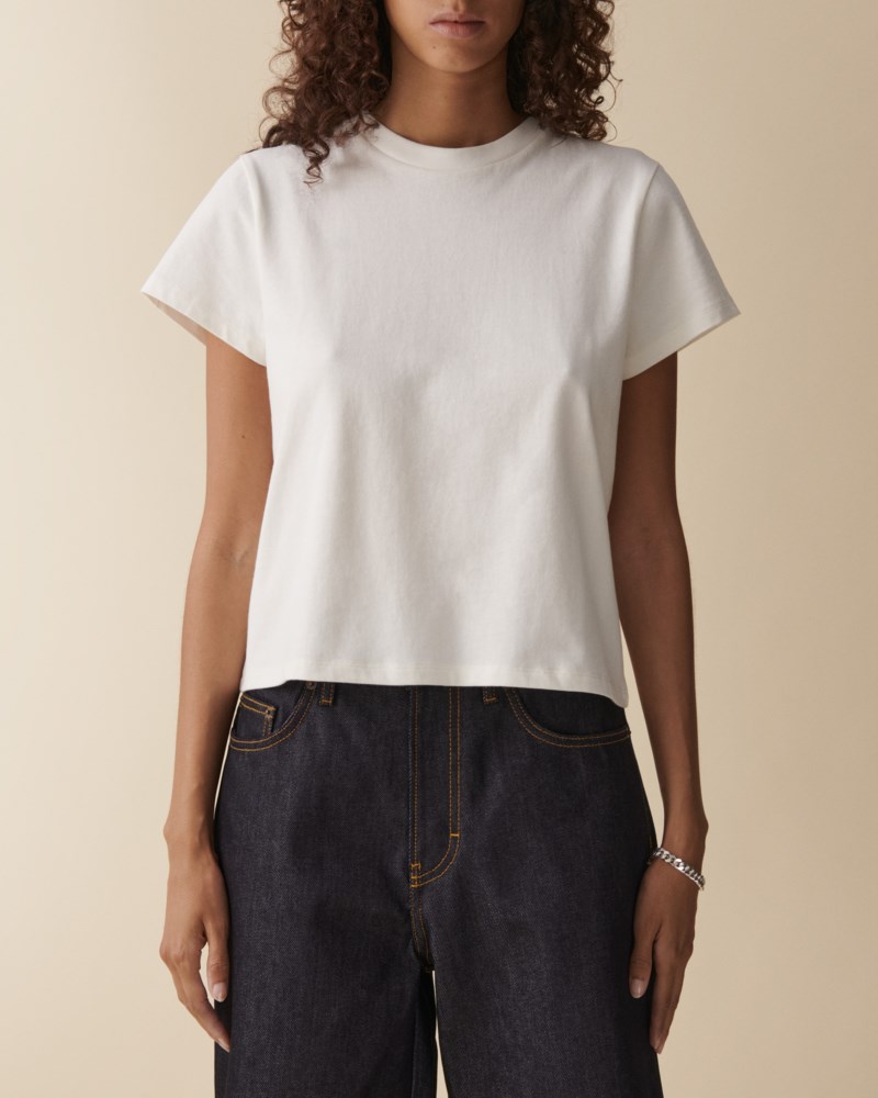T-shirt ines natural white 2