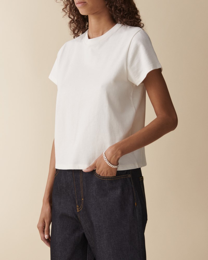 T-shirt ines natural white 3