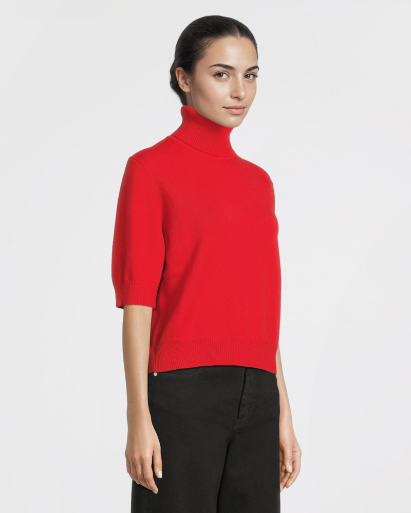 Tröja classy rollneck red 3