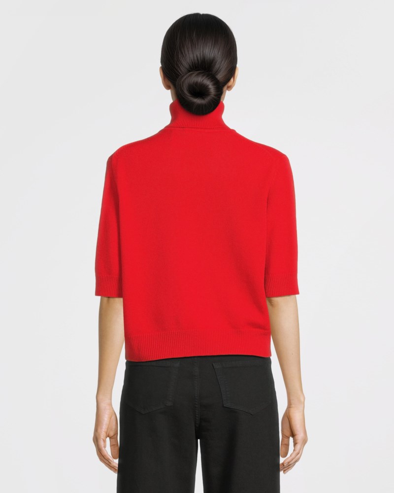 Tröja classy rollneck red 4