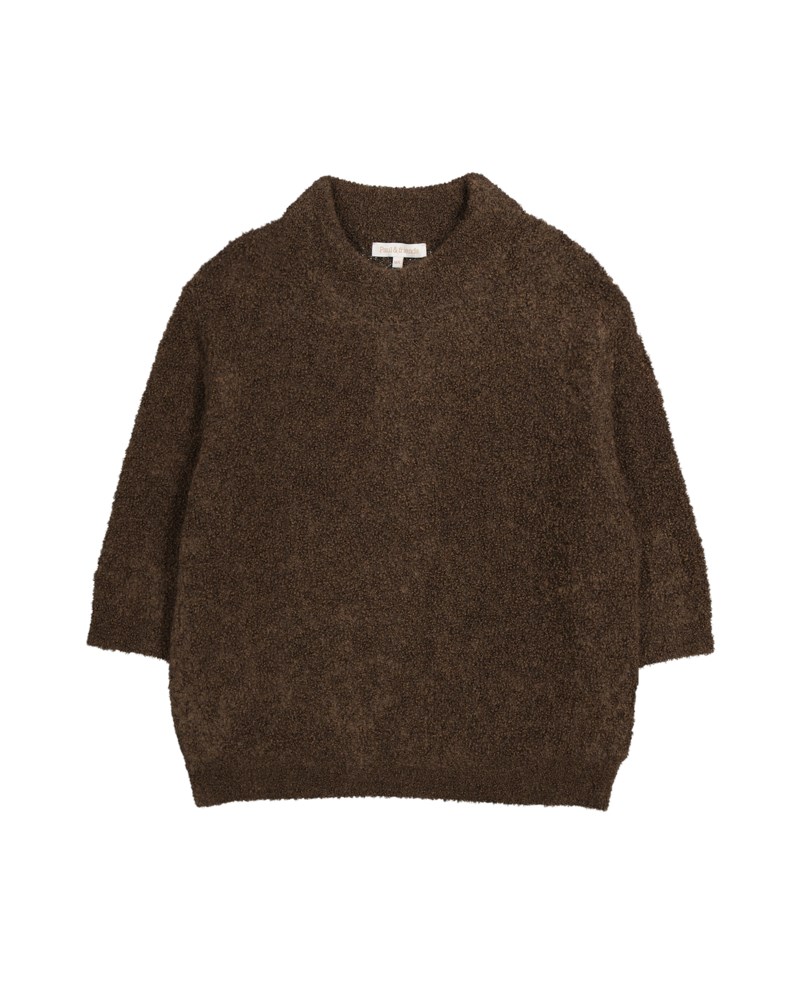 Tröja fluffy boucle chalk melange 1