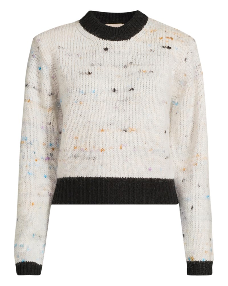Tröja knit grey melange 1