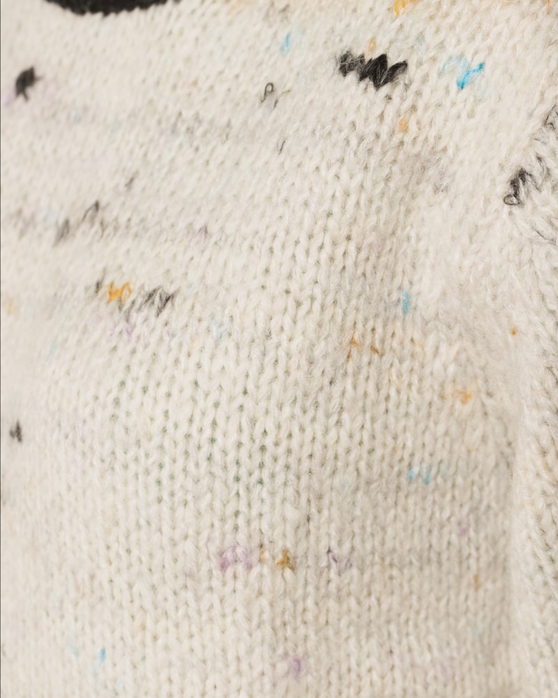 Tröja knit grey melange 5