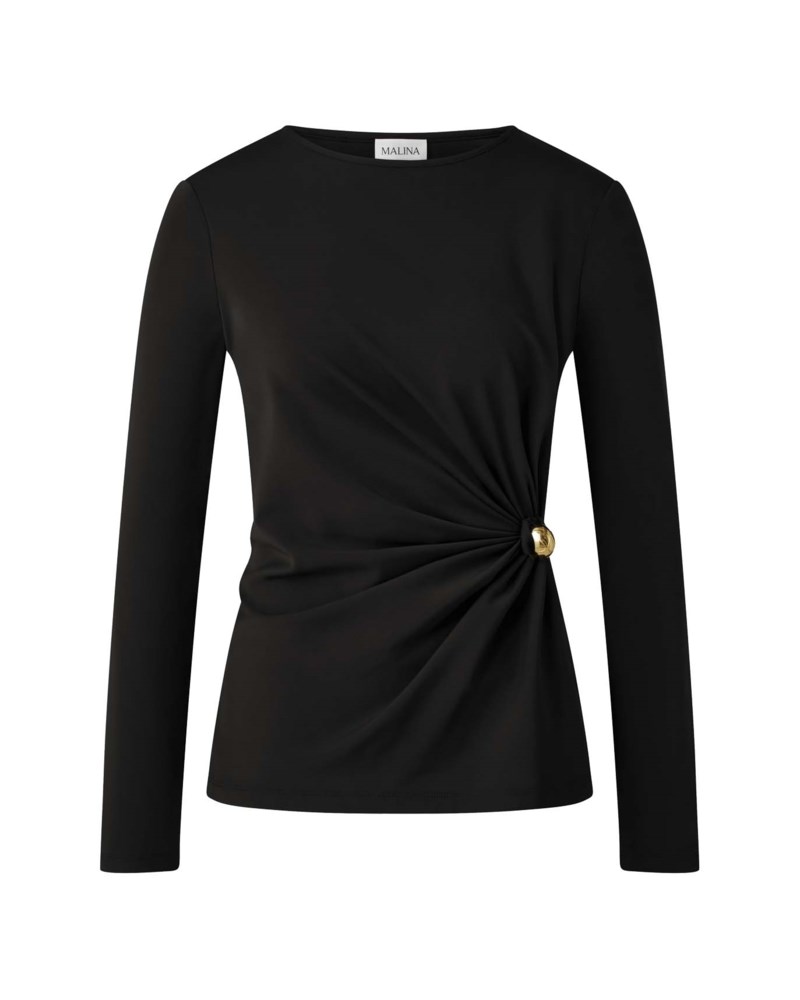 Topp mailey jersey brooch svart 1