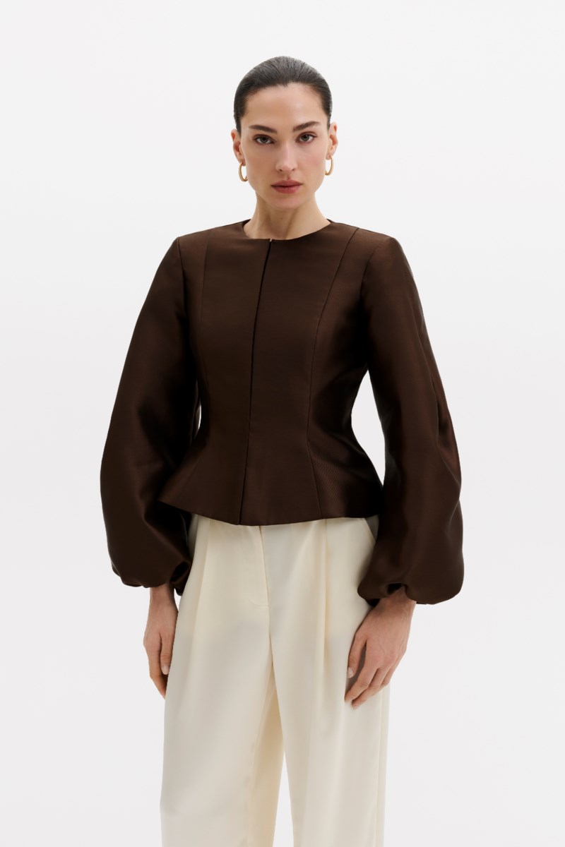 MALINA Blus vendela balloon sleeve dam – bild 2
