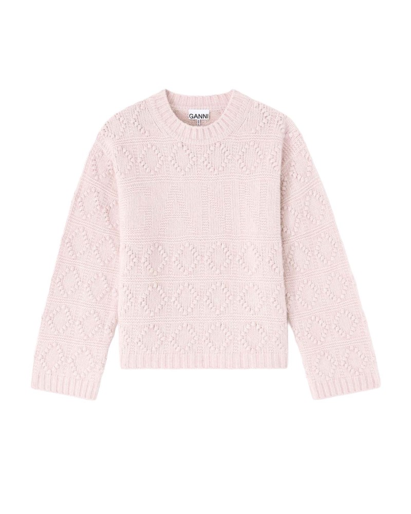 Tröja cotton wool bubble chalk pink 1