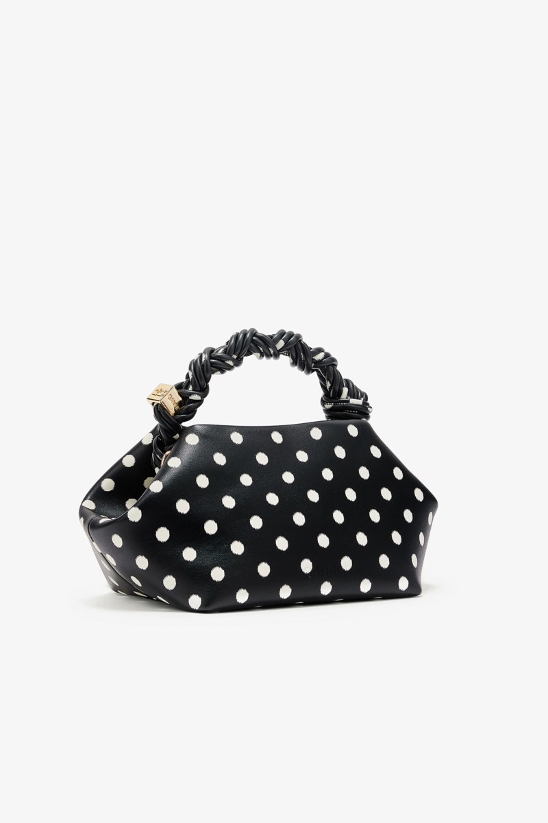 Handväska bou bag small dots svart 2