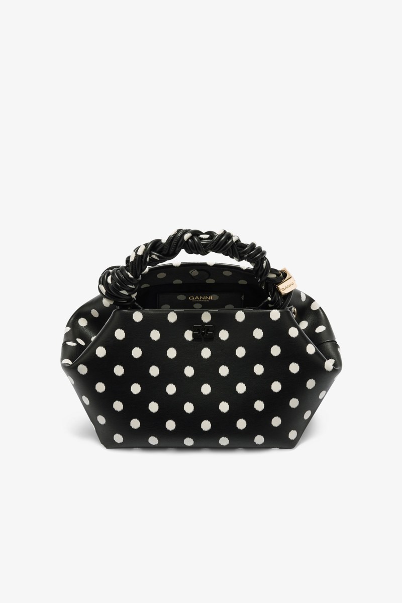 Handväska bou bag small dots svart 3