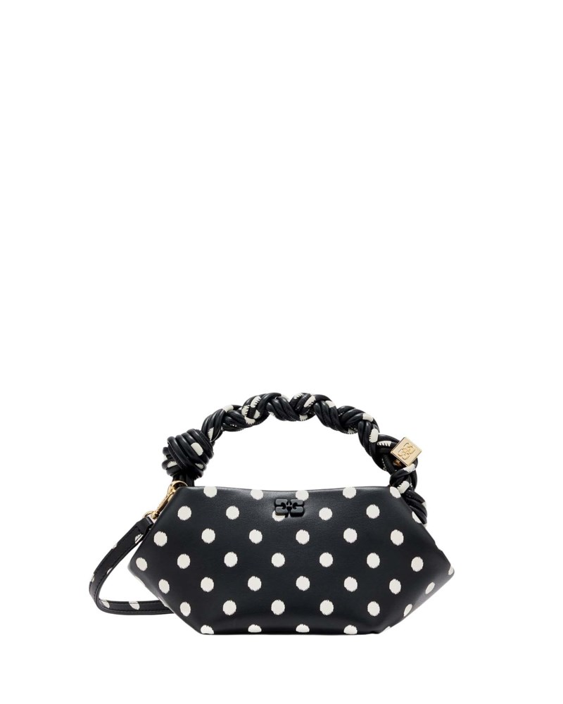 Handväska bou mini dots svart 1