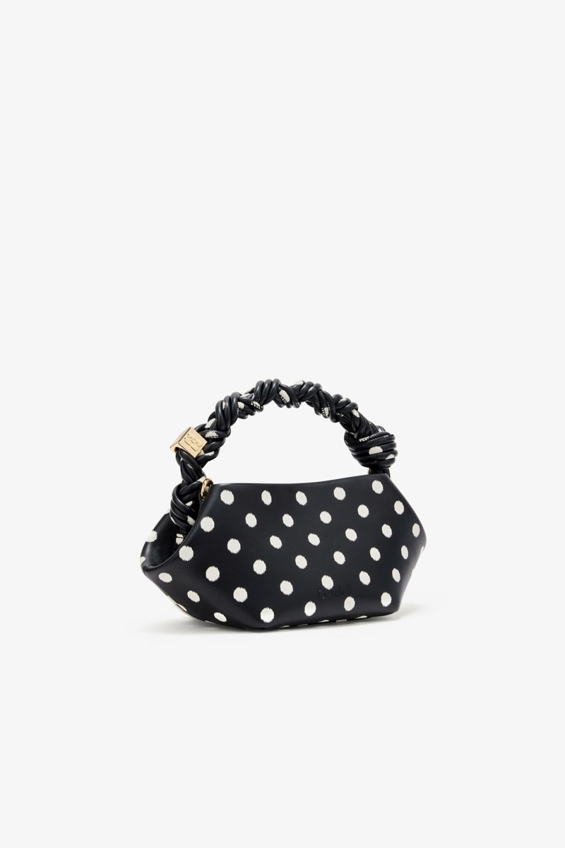 Handväska bou mini dots svart 2