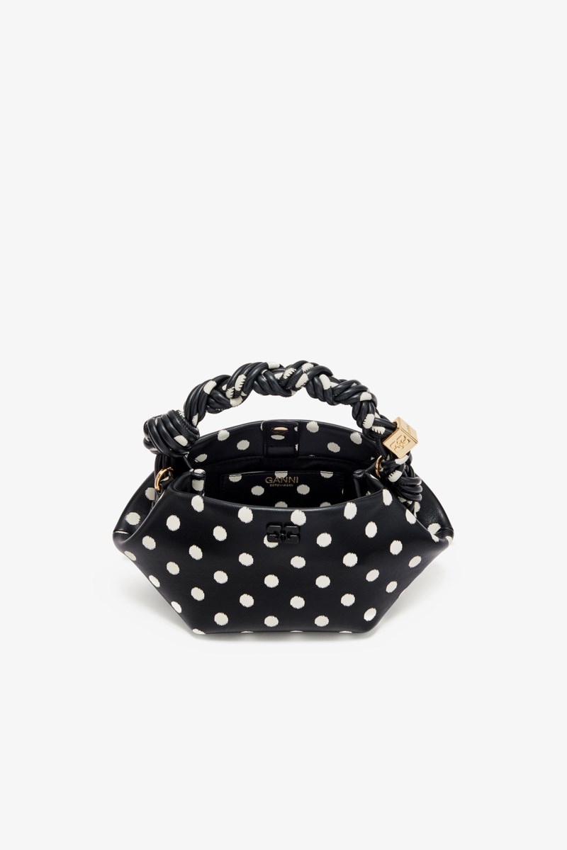 Handväska bou mini dots svart 3