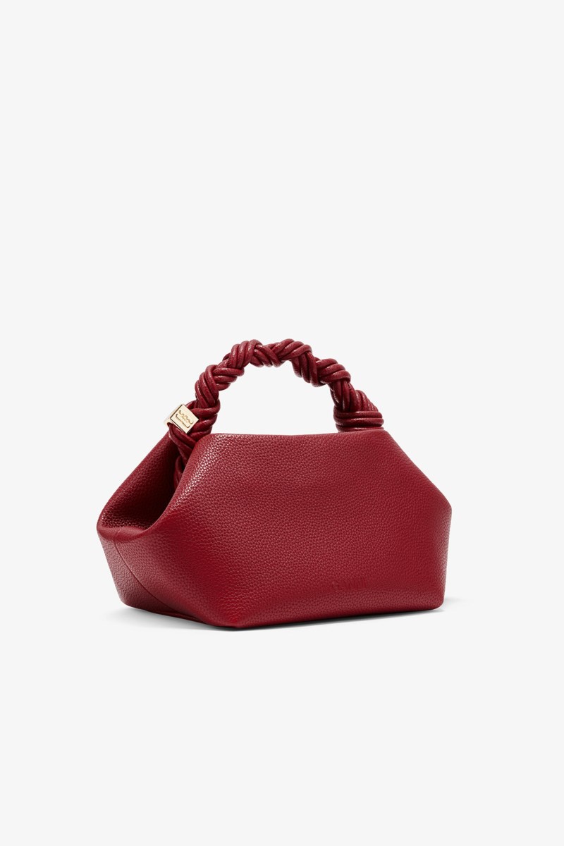 Handväska bou bag small grained red dahlia 2