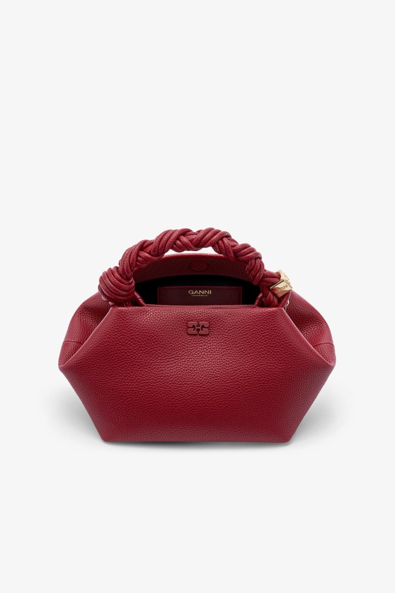 Handväska bou bag small grained red dahlia 3