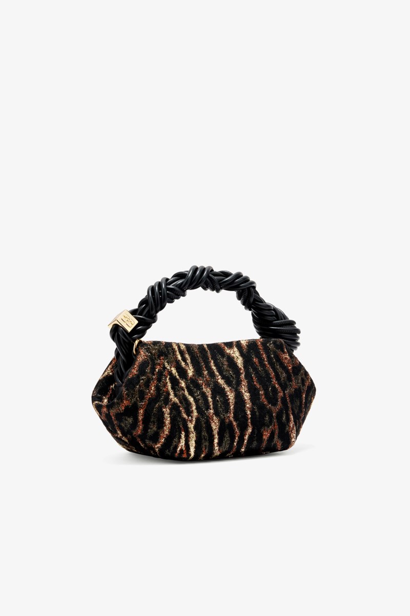 Handväska bou mini metallic cloque antique bronze 2