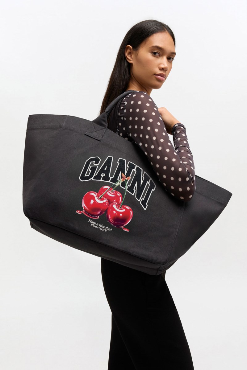 Tote shopper xxl cherry printed 4