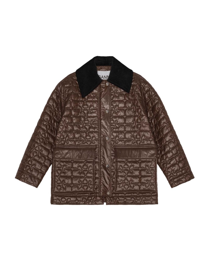 Jacka shiny quilt midi