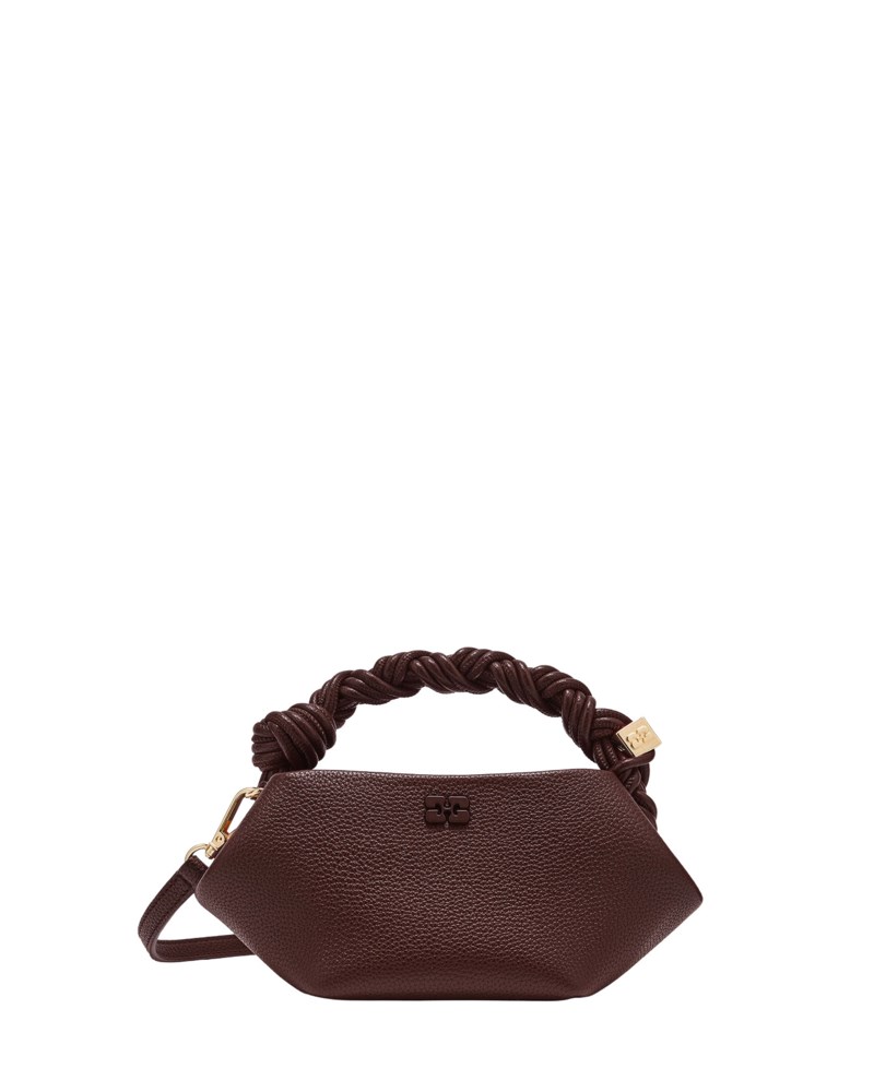 Handväska bou bag mini grained chicory coffee 1