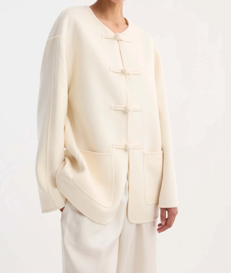 Jacka mandarin double-faced wool 3