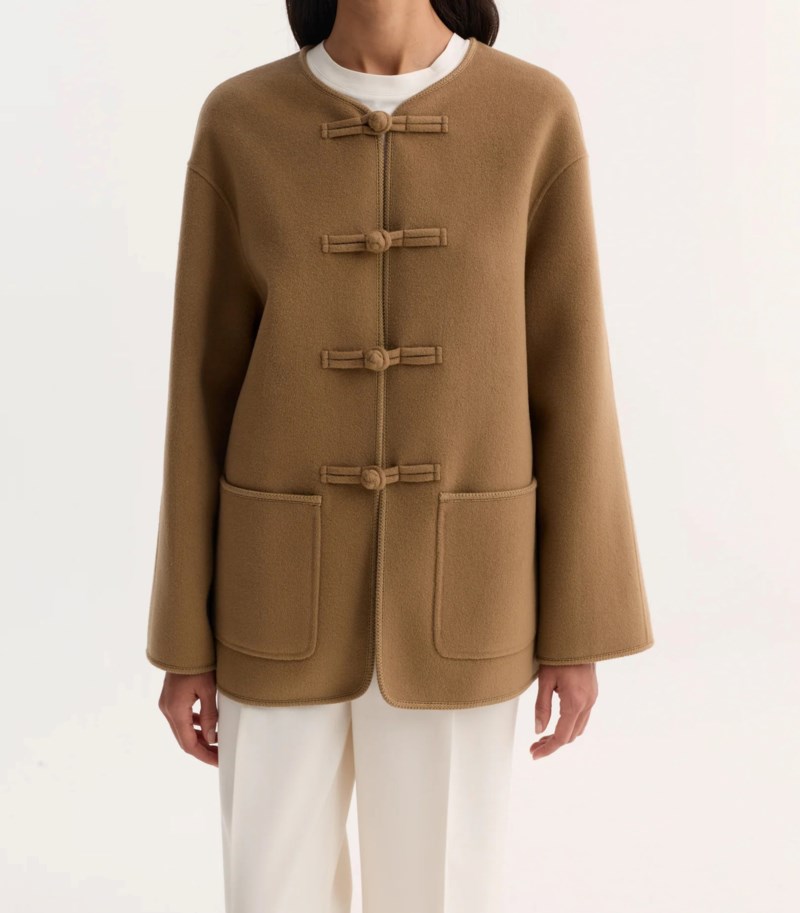 Jacka mandarin double-faced wool 2