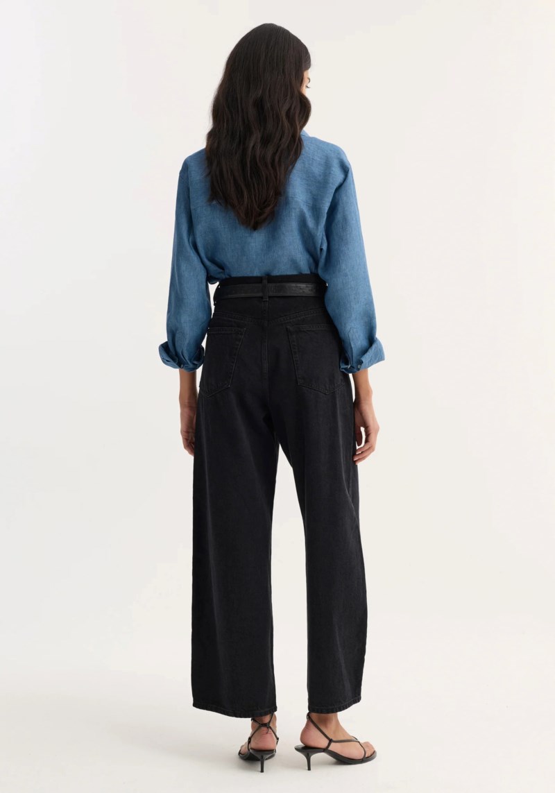 Skjorta classic chambray linen 3