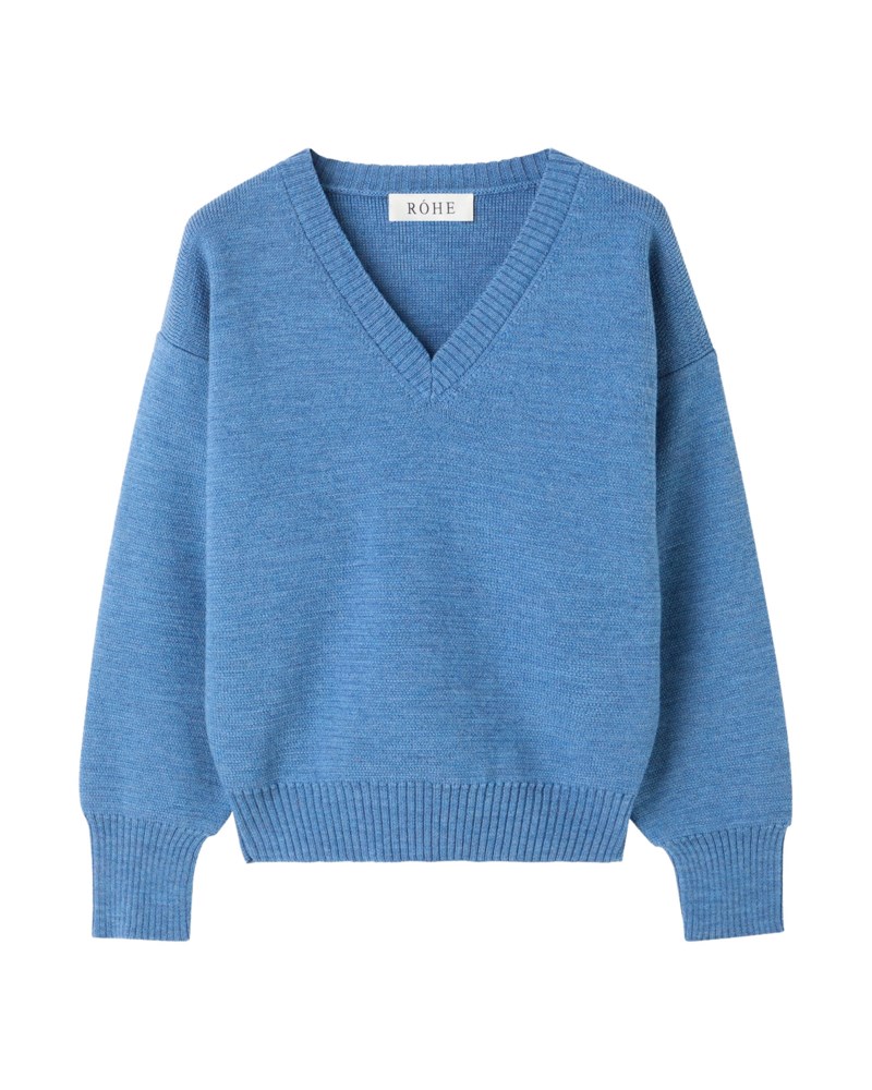 Tröja v neck knitted jumper 1