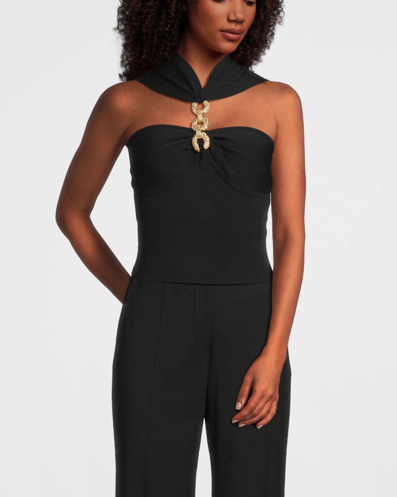 Topp chris knit black 2
