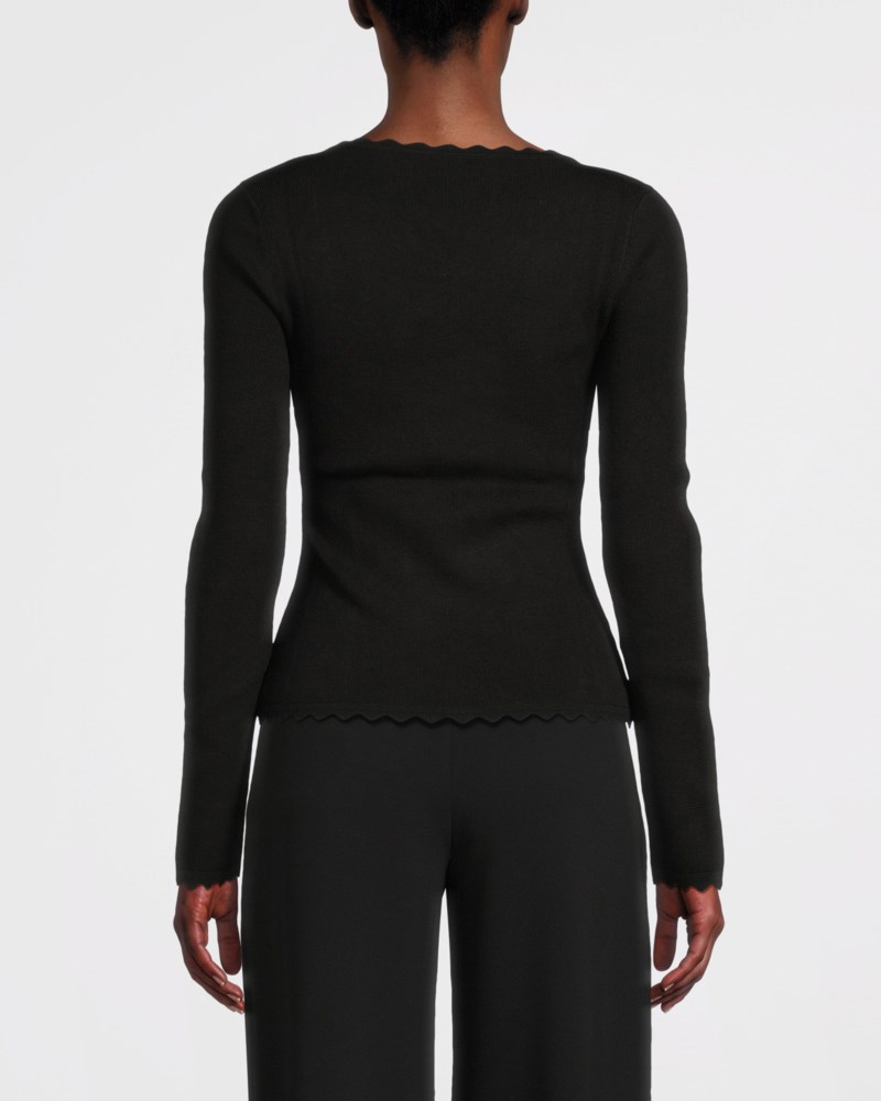 Topp jean black 4