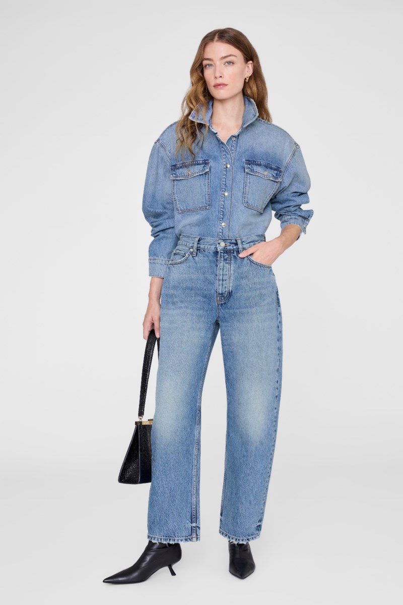 Skjorta paxton washed blue 3
