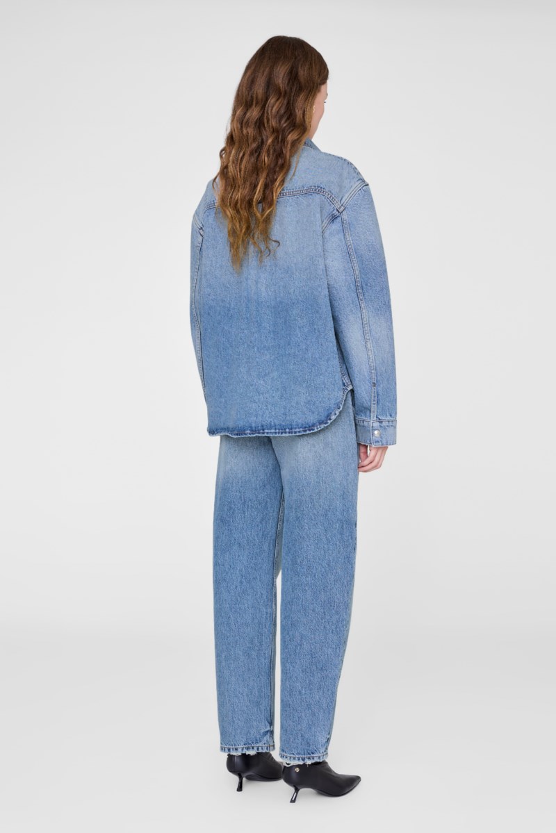 Skjorta paxton washed blue 4