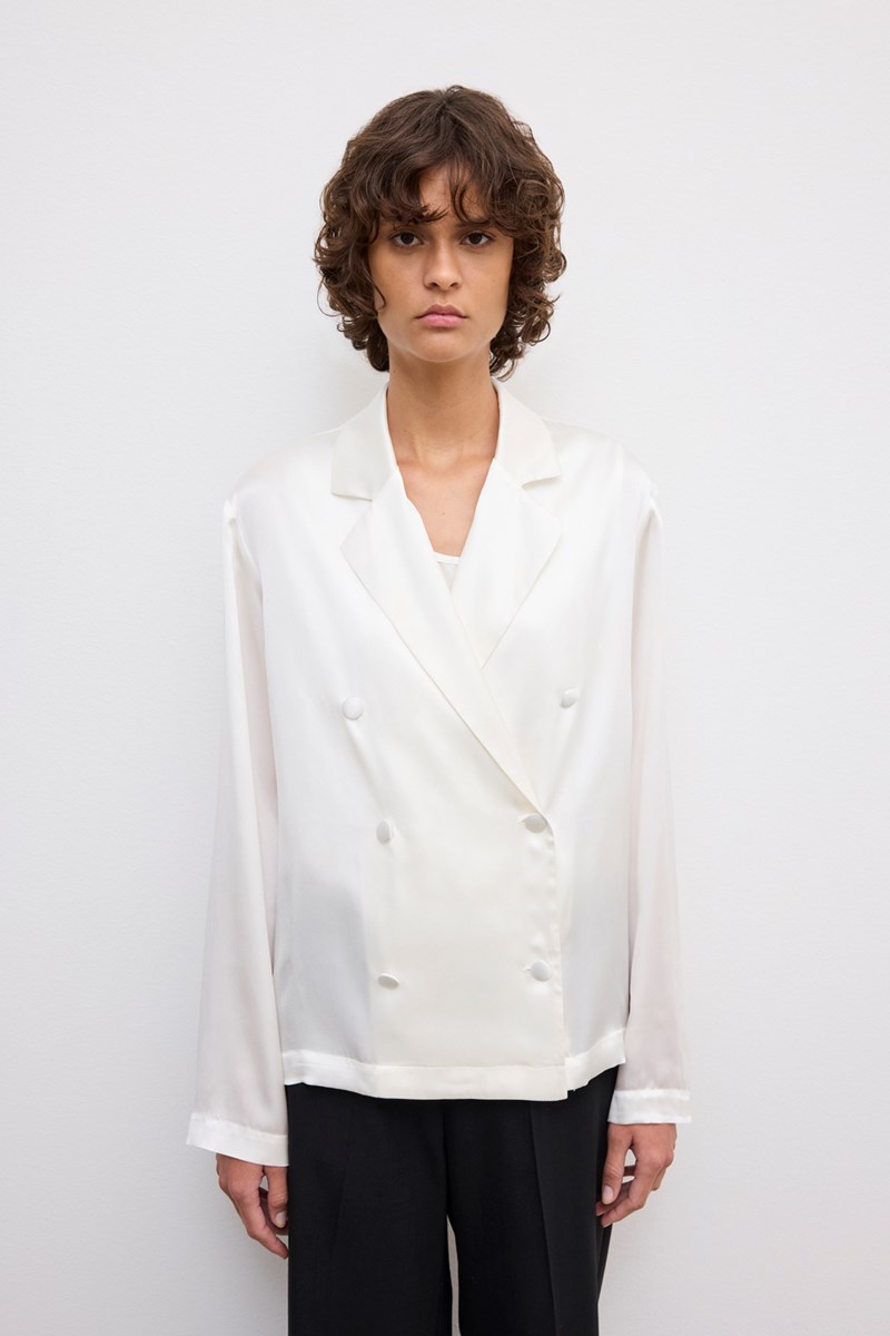 Dagmar Topp db silk blazer dam – bild 2