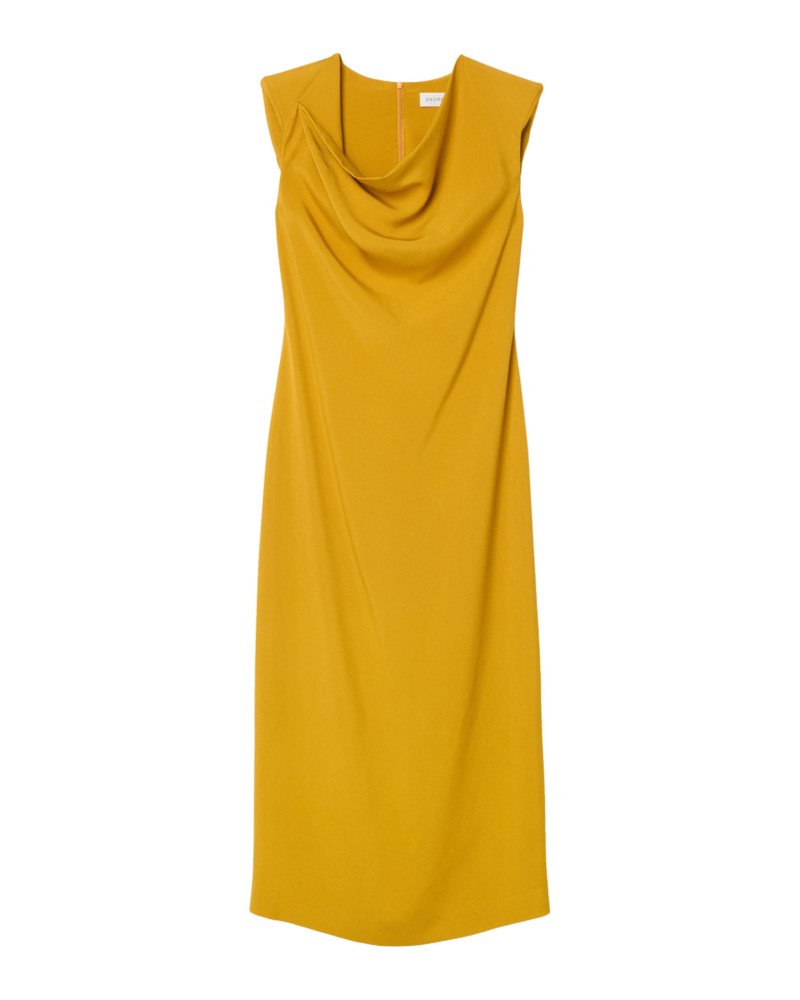 Klänning draped maxi
