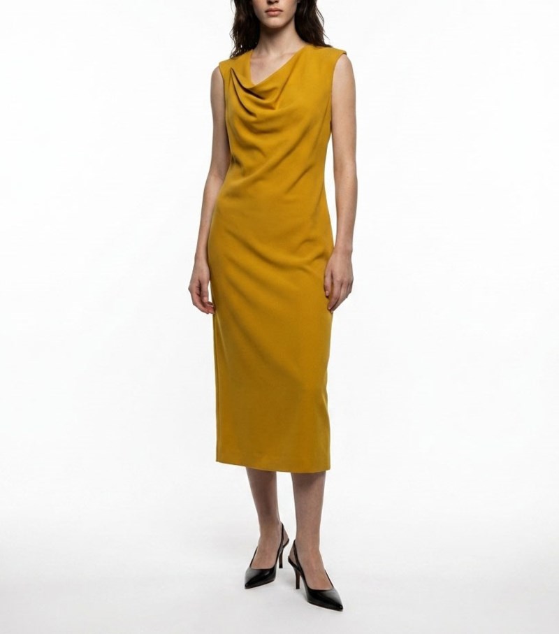 Dagmar Klänning draped maxi dam – bild 2