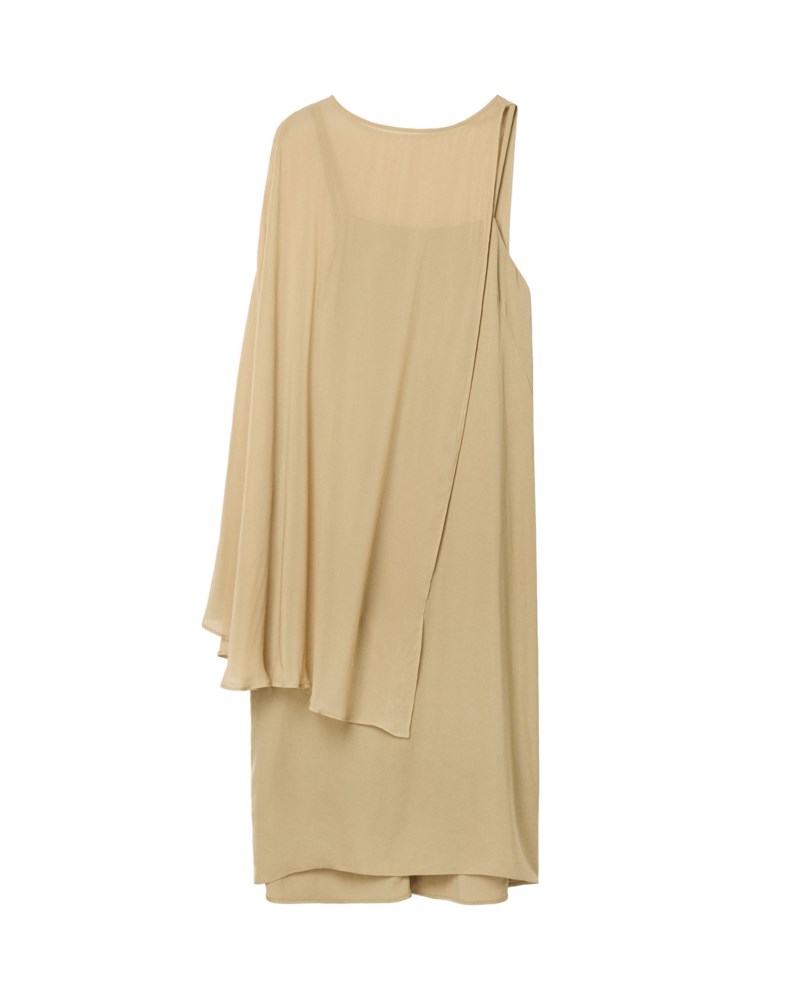 Klänning chiffon cape
