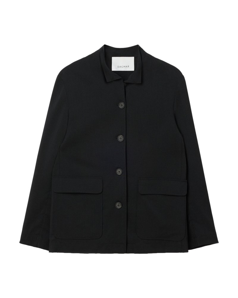 Overshirt wool svart