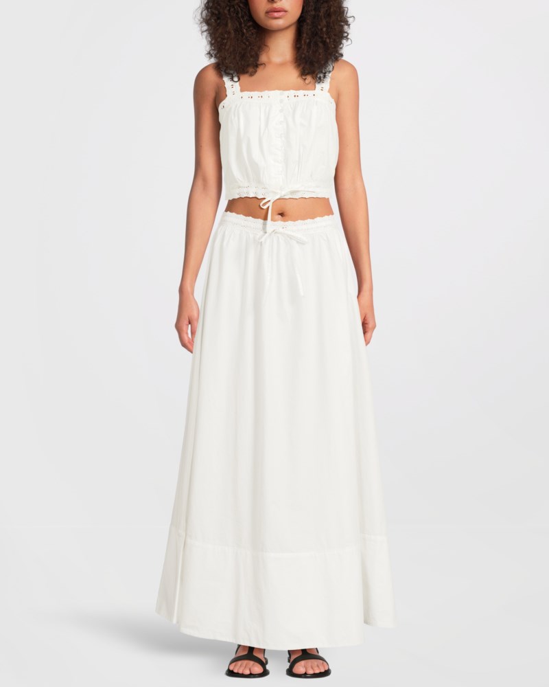 By Ti Mo Kjol poplin maxi dam – bild 2