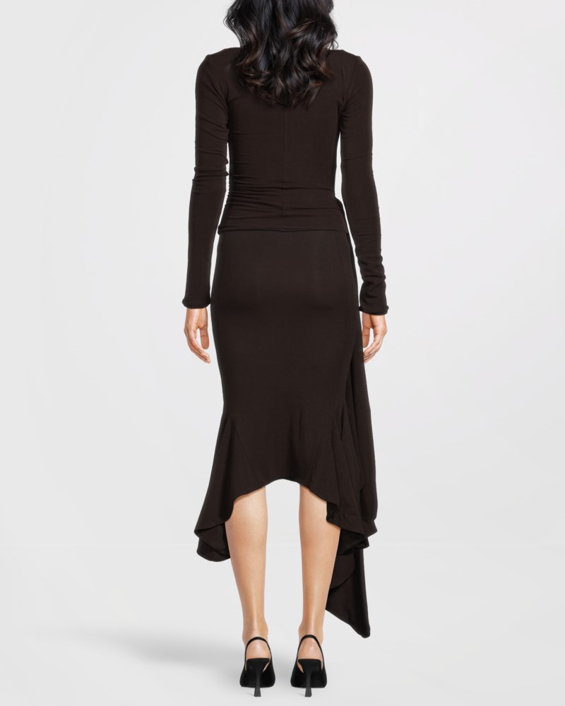 Arakii Jersey ankle skirt maxikjolar dam – bild 4