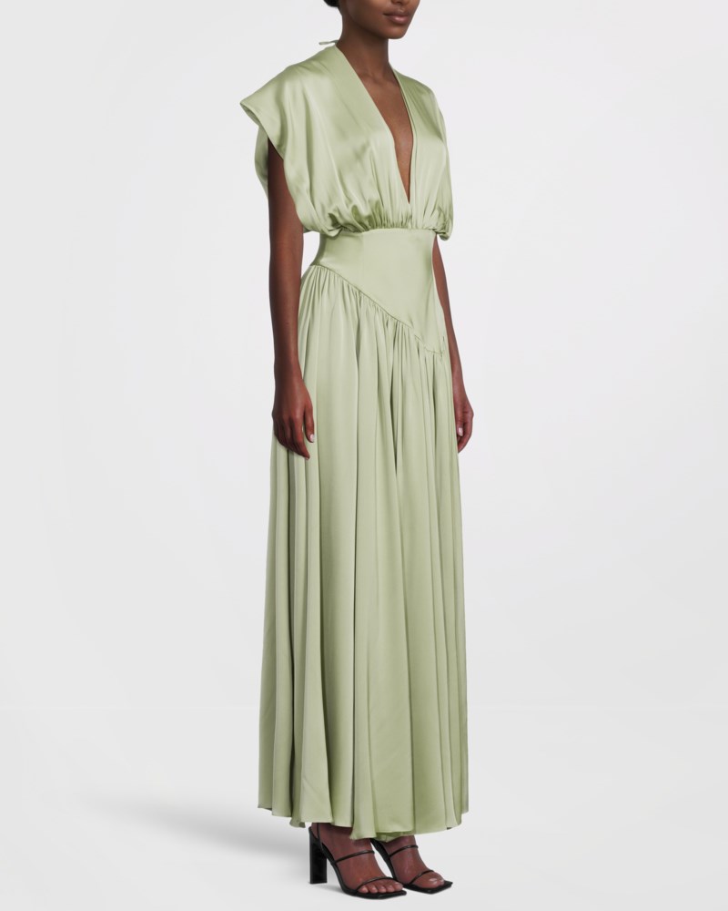Arakii Maxi silk dress maxiklänningar dam – bild 3
